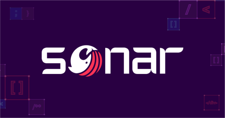 Sonar Logo on purple background