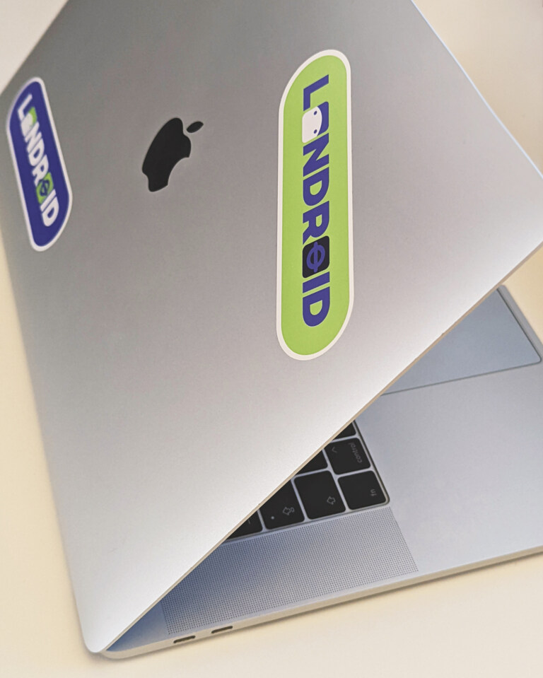 Laptop with Community sticker